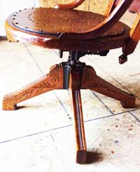 Teacher's Chair Leg Details-After conservation